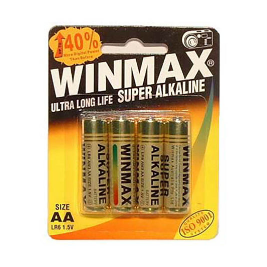 Winmax Aa Super Alkaline Batteries Super Alkaline Batteries Aa 4 Pack
