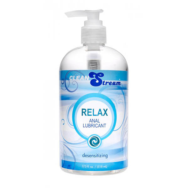 Clean Stream Relax Anal Lubricant Desensitising Lubricant 518 Ml (17.5 Oz) Pump Bottle