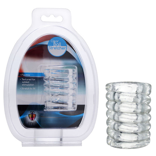 Trinity Spiral Ball Stretcher Clear Ball Stretcher Ring