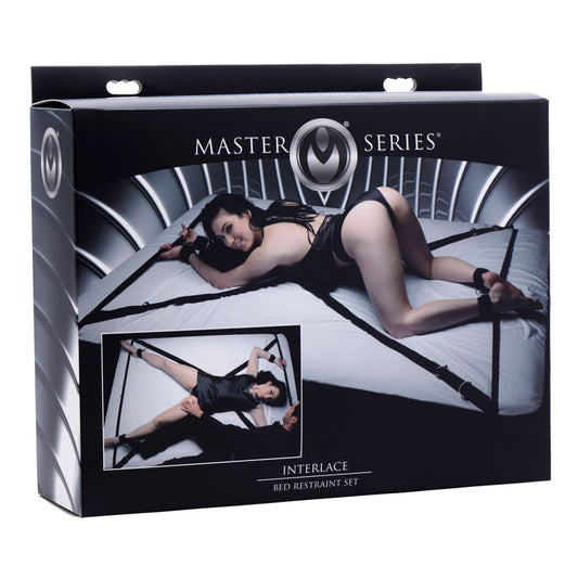 Master Series Interlace Bed Restraint Set Bed Restraints