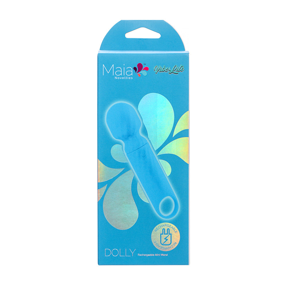 Maia Dolly Blue Blue 12.7 Cm Usb Rechargeable Massage Wand