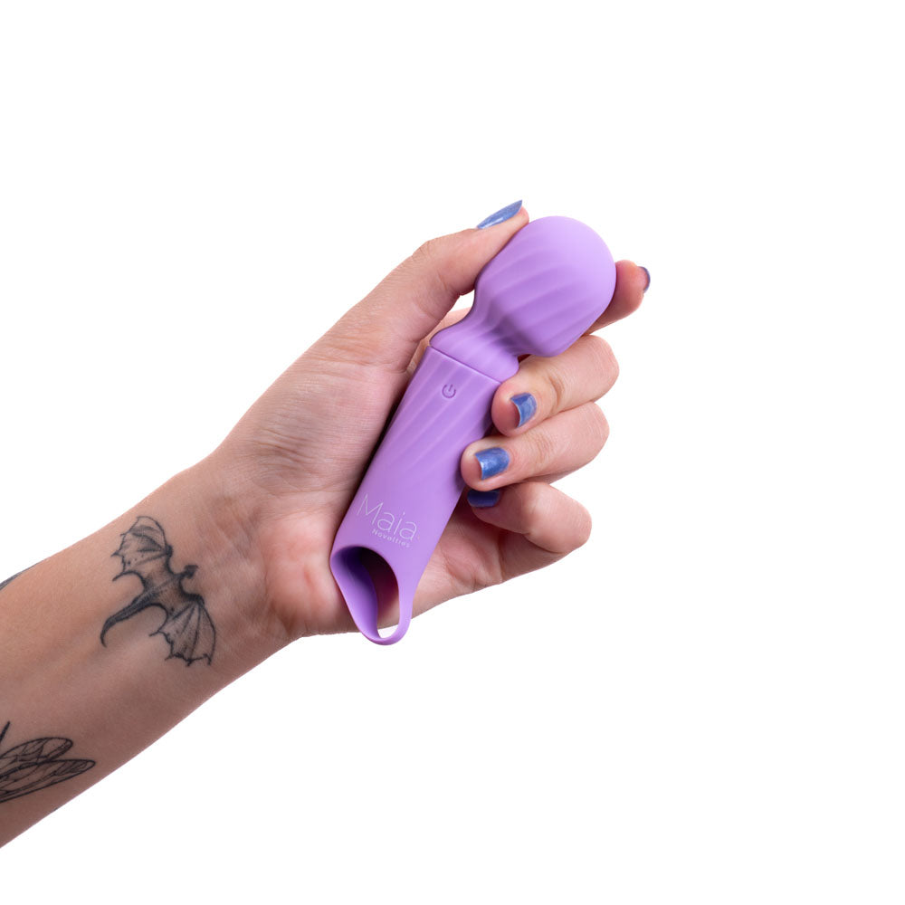 Maia Dolly Purple Purple 12.7 Cm Usb Rechargeable Massage Wand