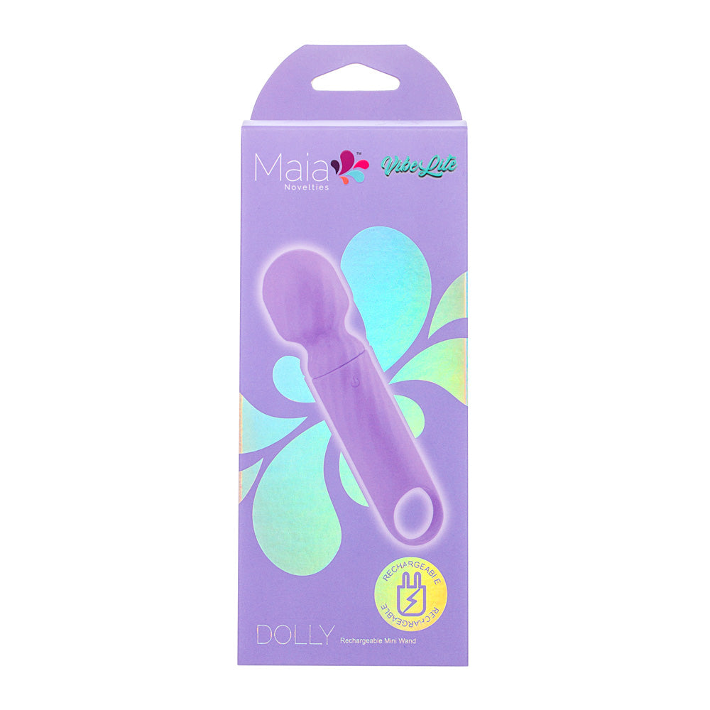 Maia Dolly Purple Purple 12.7 Cm Usb Rechargeable Massage Wand