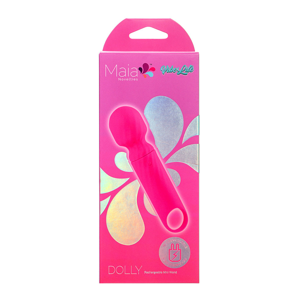 Maia Dolly Pink Pink 12.7 Cm Usb Rechargeable Massage Wand
