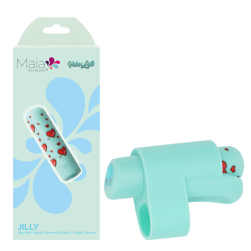 Maia Jilly Teal Teal Usb Rechargeable Powerful Finger Stimulator