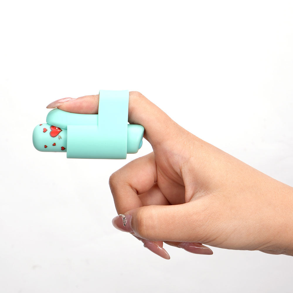 Maia Jilly Teal Teal Usb Rechargeable Powerful Finger Stimulator