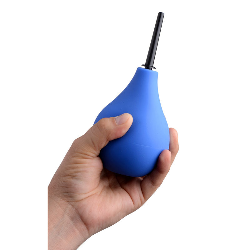 Clean Stream Premium One Way Valve Anal Douche Blue Unisex Douche