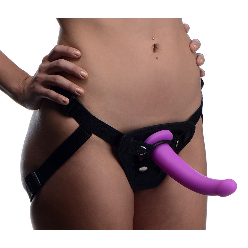 Strap U Navigator Purple 16.5 Cm Silicone G Spot Strap On