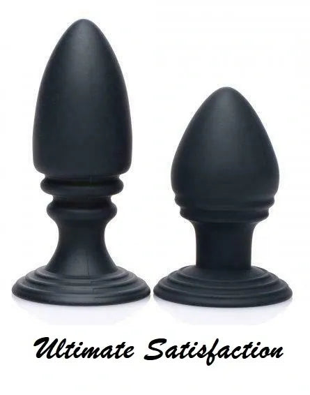 Duplex Silicone Anal Plug Set