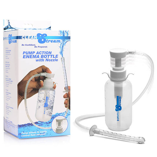 Clean Stream Pump Action Enema Bottle With Nozzle 300 Ml