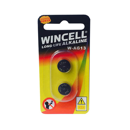 Wincell Lr44 Alkaline Cells Alkaline Cells Lr44 (Ag13) 2 Pack