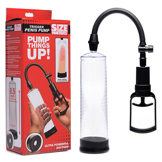 Size Matters Trigger Penis Pump Clear Penis Pump