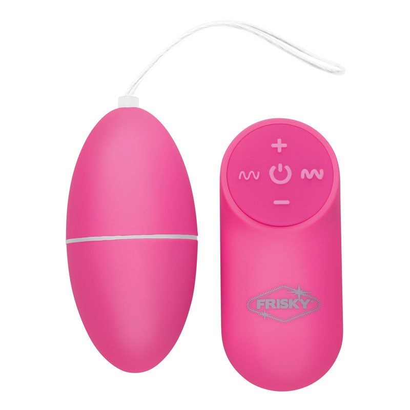 Frisky Scrambler Pink Vibrating Egg With Wireless Remote
