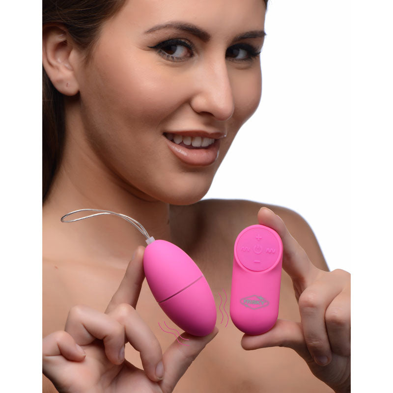 Frisky Scrambler Pink Vibrating Egg With Wireless Remote