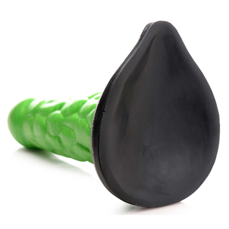 Creature Cocks Radioactive Reptile Thick Scaly Silicone Dildo Green 19 Cm Dildo