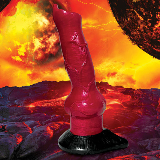 Creature Cocks Hell Hound Canine Penis Silicone Dildo Red 19 Cm Canine Dildo