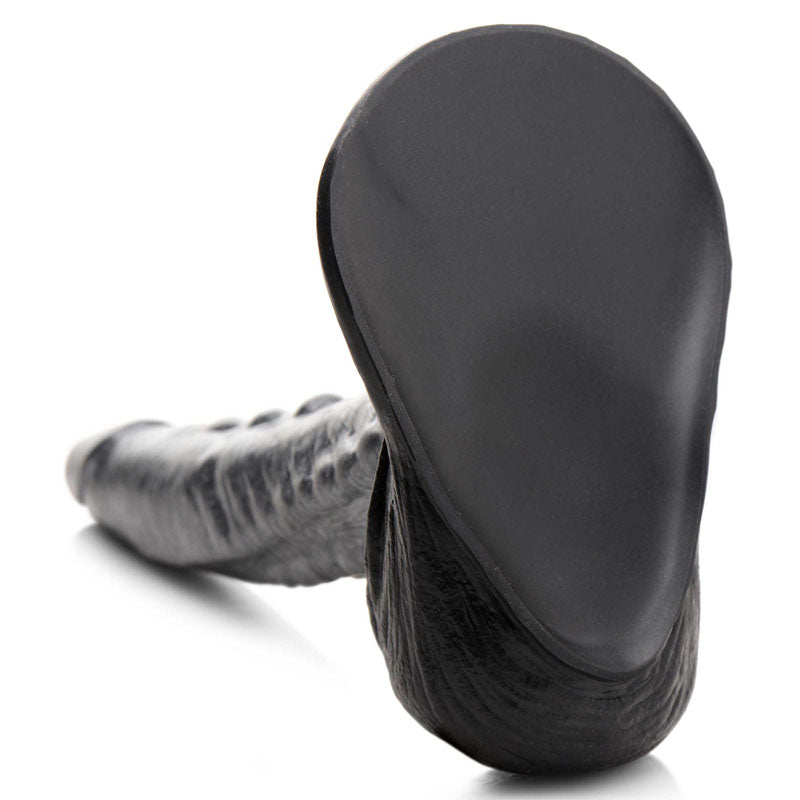 Creature Cocks The Gargoyle Rock Hard Silicone Dildo Silver 23.6 Cm Fantasy Dildo