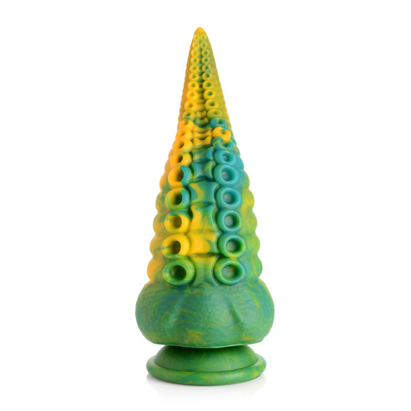 Creature Cocks Monstropus Tentacled Monster Silicone Dildo Green/Yellow 21.6 Cm Fantasy Dildo