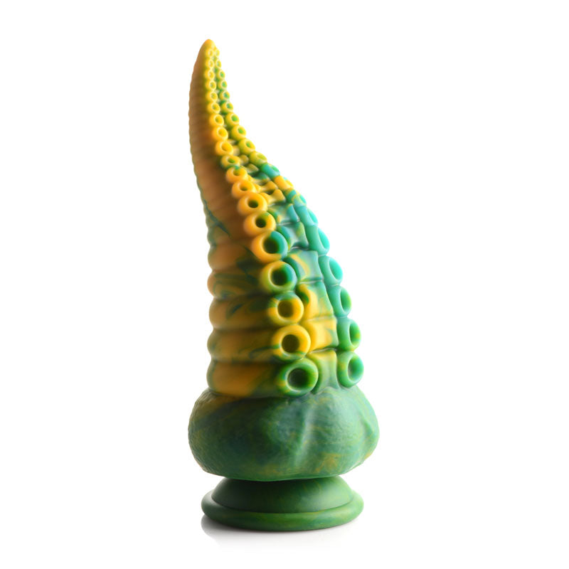Creature Cocks Monstropus Tentacled Monster Silicone Dildo Green/Yellow 21.6 Cm Fantasy Dildo