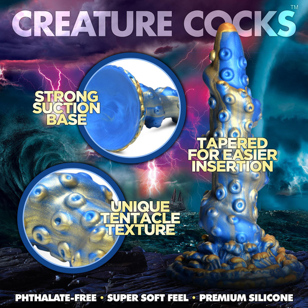 Creature Cocks Lord Kraken Dildo Blue 21 Cm Fantasy Tentacle Dildo