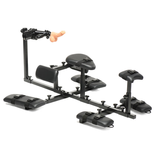 Master Series Subversion Deluxe Stockade With Mains Powered Sex Machine