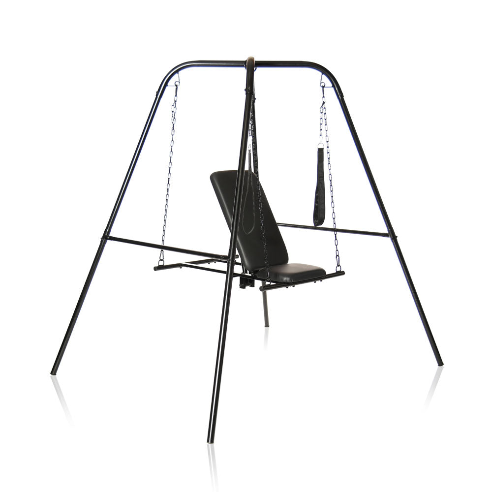 Master Series Throne Adjustable Sex Sling With Stand