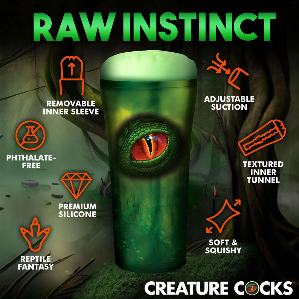 Creature Cocks Raptor Reptile Stroker Green Fantasy Stroker
