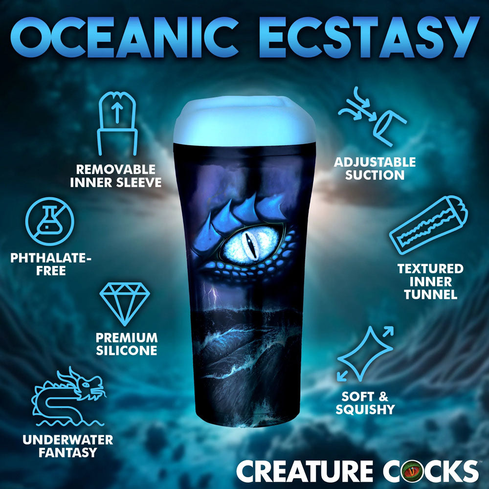 Creature Cocks Pussidon Sea Monster Stroker Blue Fantasy Stroker