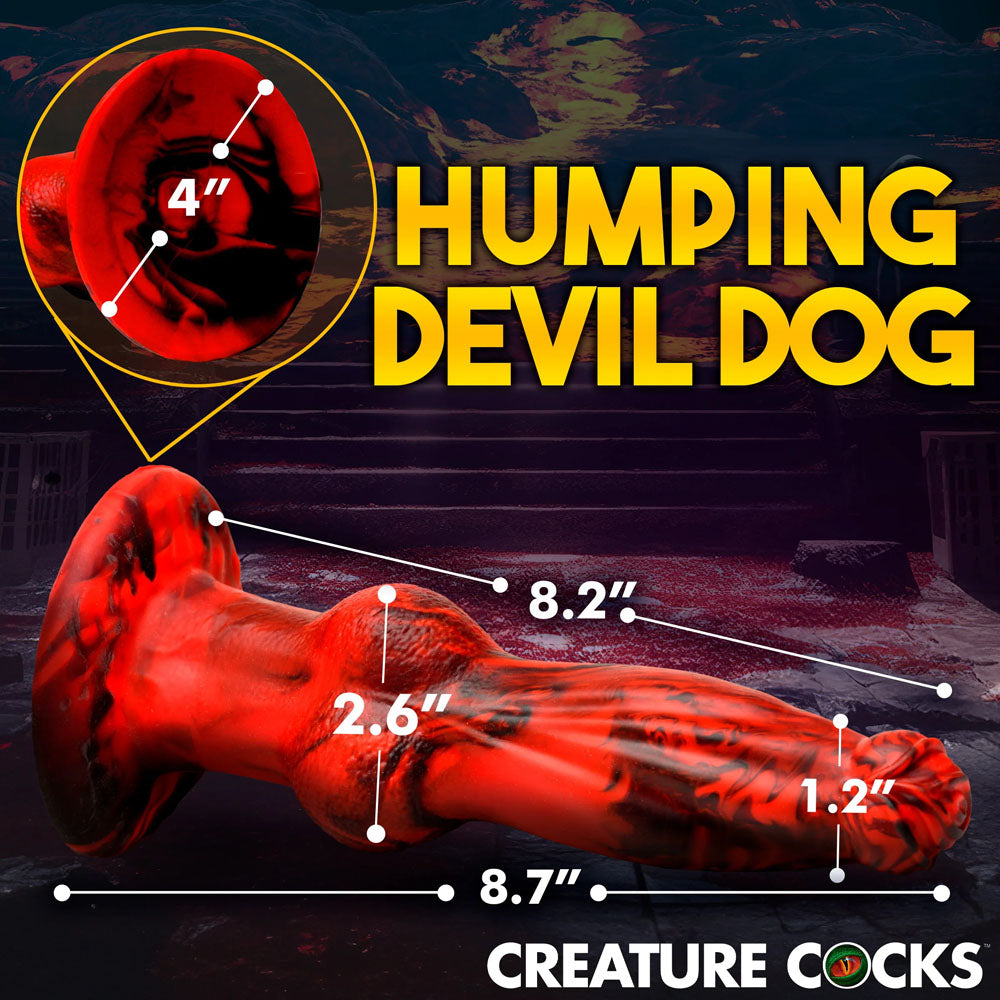 Creature Cocks Hell Wolf Red 22 Cm Usb Rechargeable Thrusting Fantasy Dildo