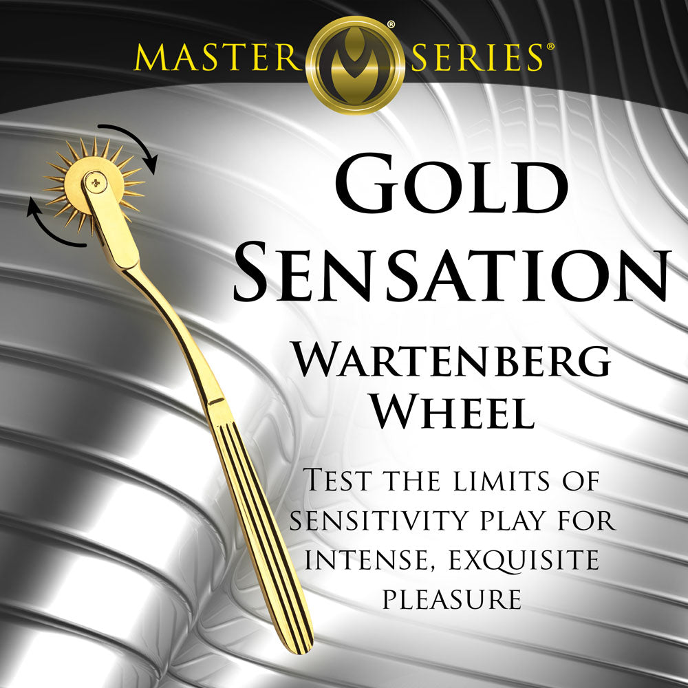 Master Series Gold Sensation Gold Wartenberg Wheel