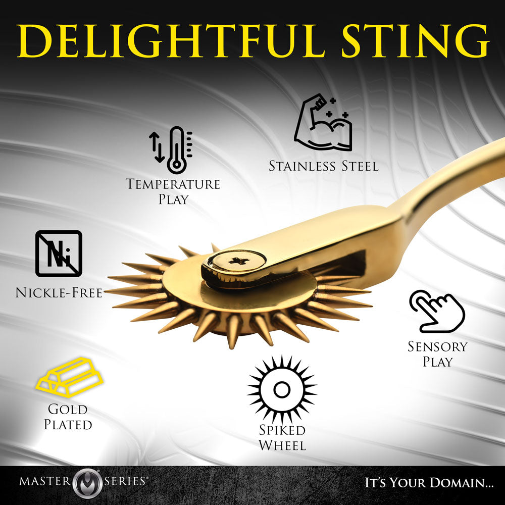 Master Series Gold Sensation Gold Wartenberg Wheel