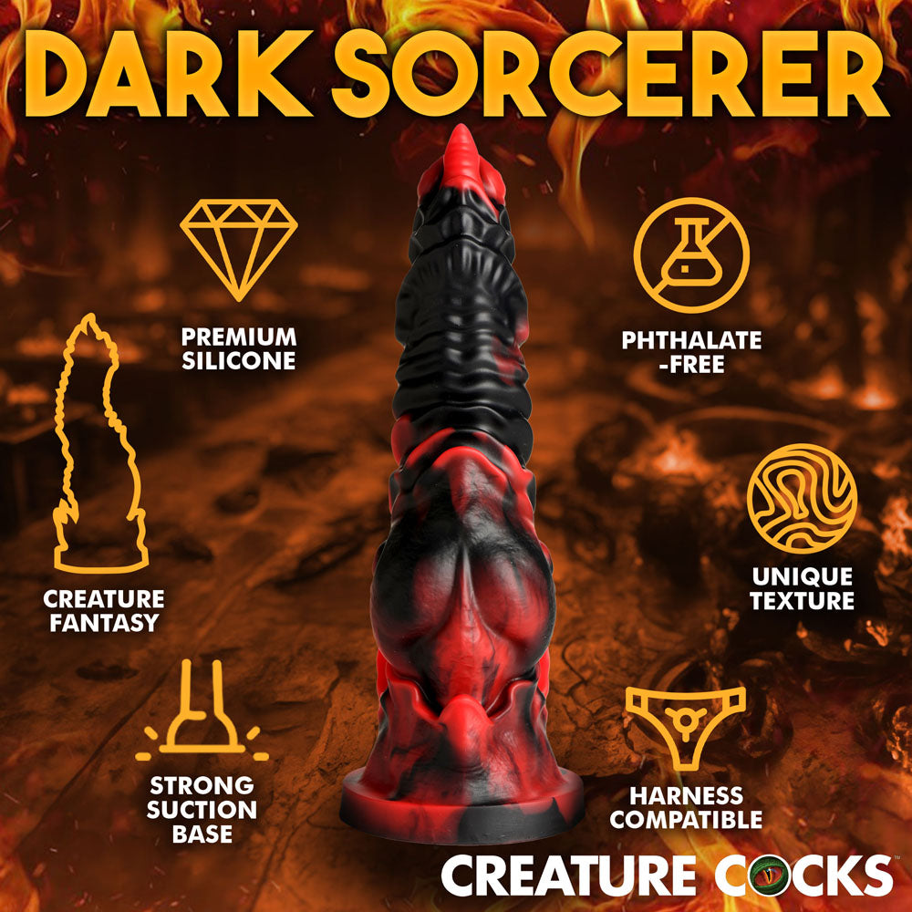 Creature Cocks Mephisto Red/Black 18.5 Cm Fantasy Dildo