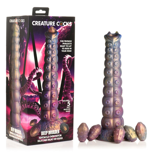 Creature Cocks Deep Invader Multi Coloured 22.9 Cm Ovipositor Fantasy Dildo