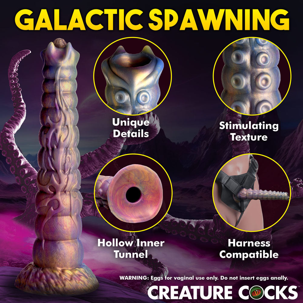 Creature Cocks Deep Invader Multi Coloured 22.9 Cm Ovipositor Fantasy Dildo