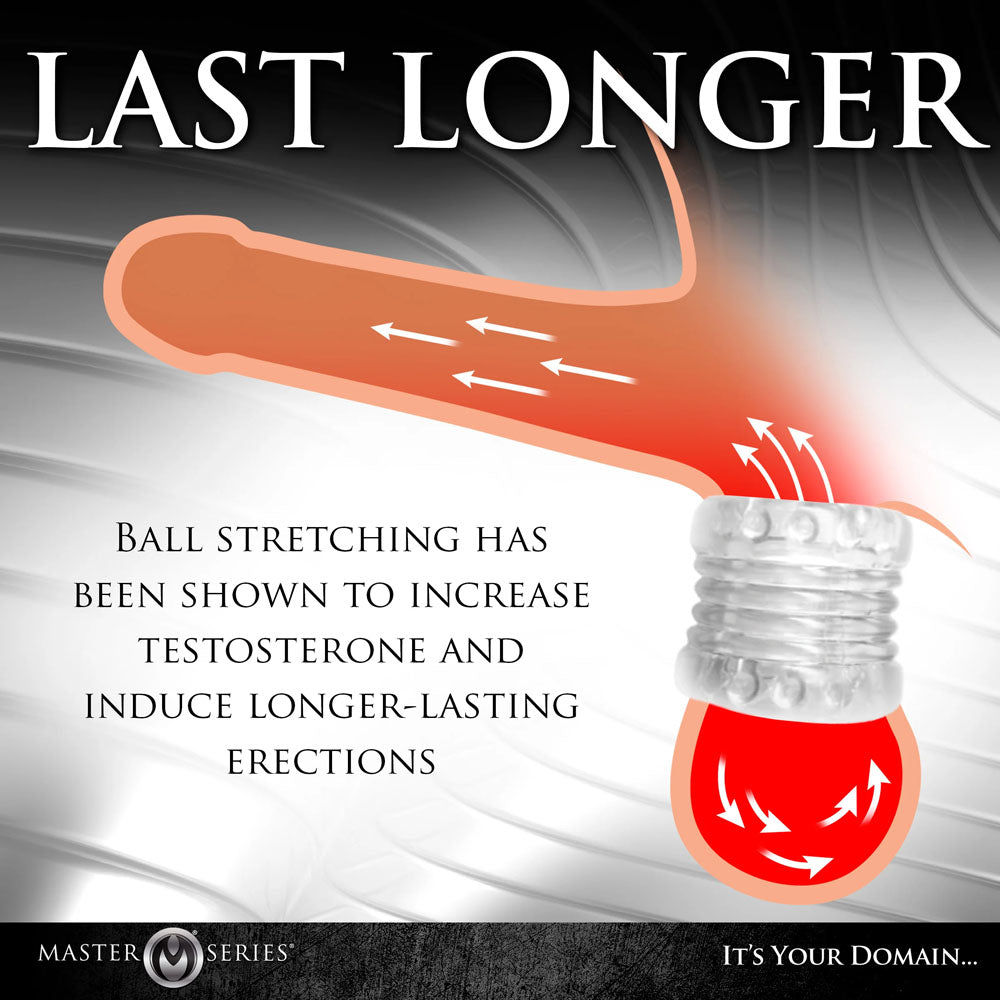 Master Series Ball Stack Ball Stretcher Clear Clear Ball Stretcher