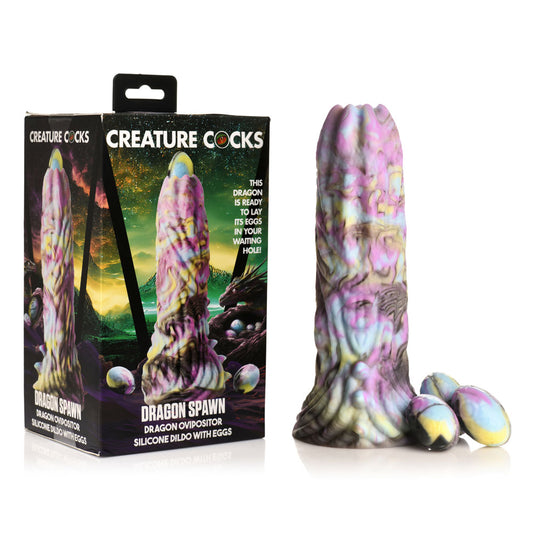 Creature Cocks Dragon Spawn Multi Coloured 18.5 Cm Ovipositor Fantasy Dildo