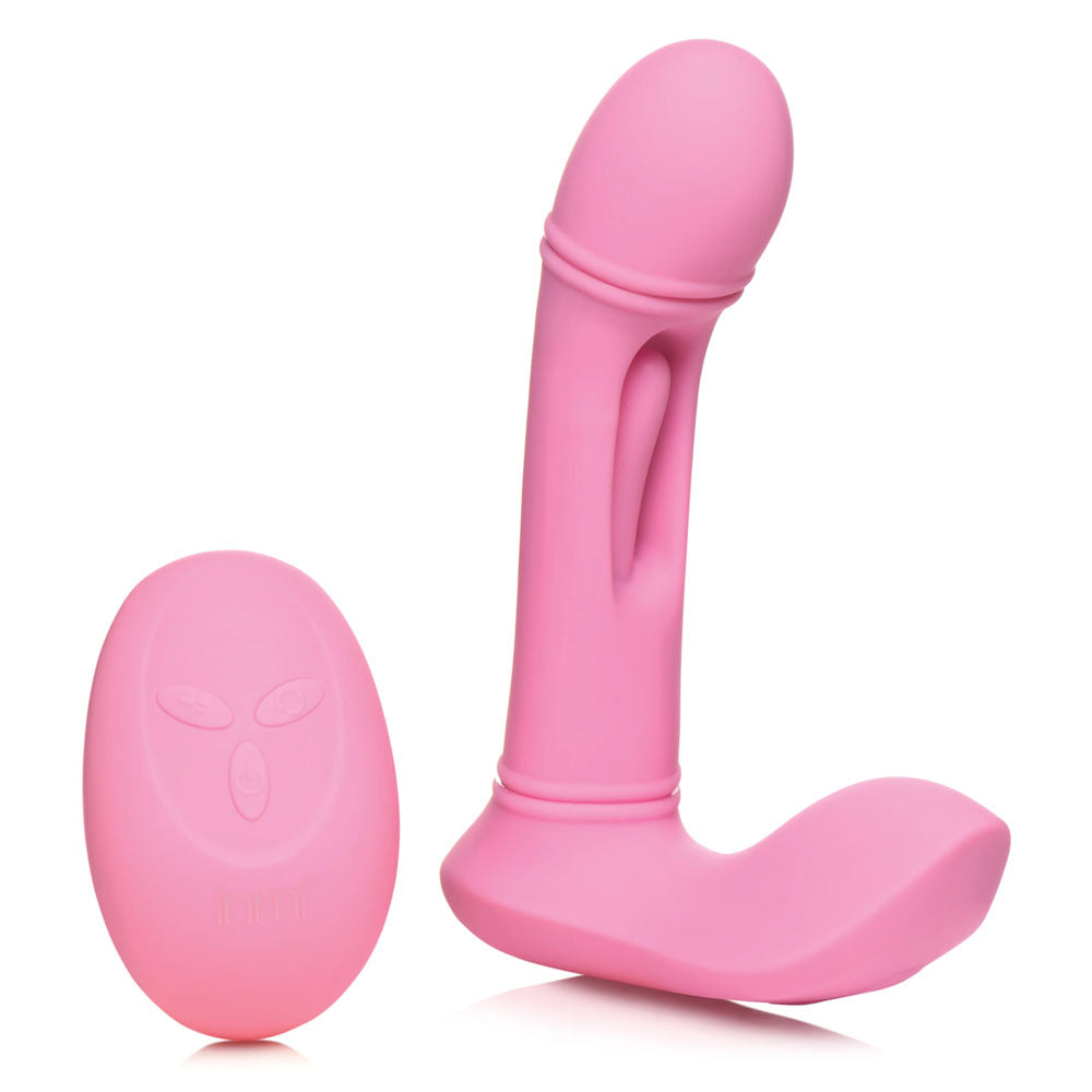 Inmi Flickers G Flick Flicking G Spot Vibrator Pink 15 Cm Usb Rechargeable Flicking Vibrator With Remote