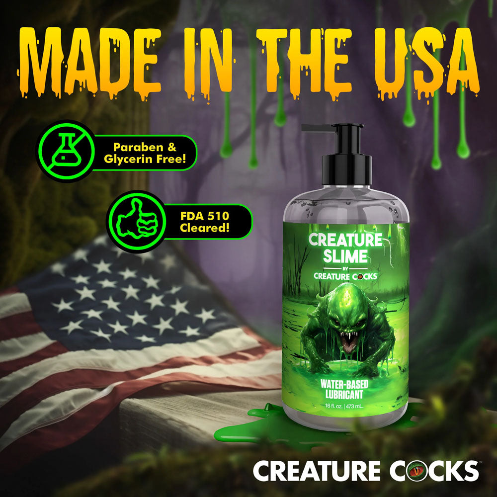 Creature Cocks Water Based Lubricant 473 Ml Water Based Lubricant 473 Ml Pump Bottle