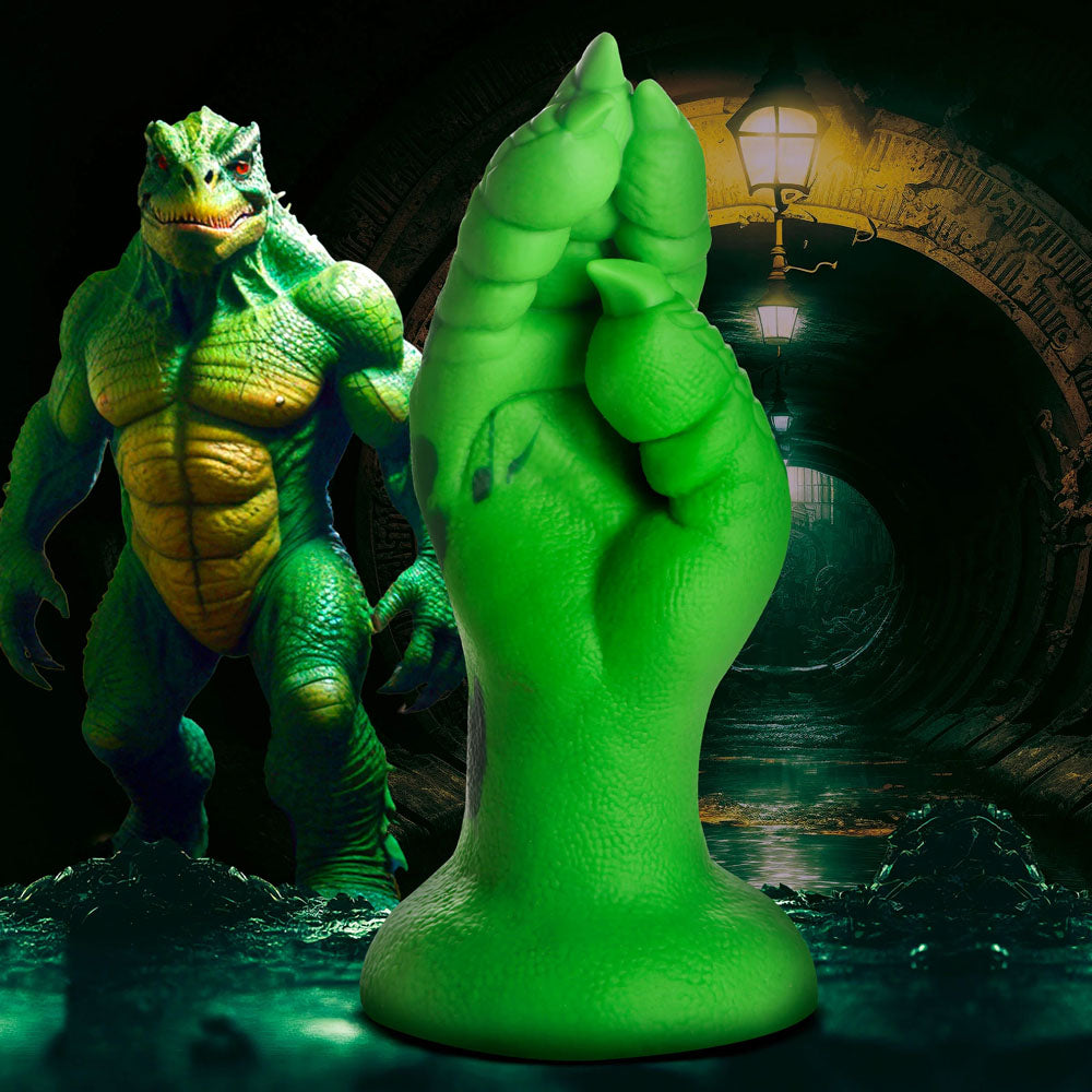 Creature Cocks Raptor Claw Fisting Silicone Dildo Green 21.8 Cm Claw Fantasy Dildo