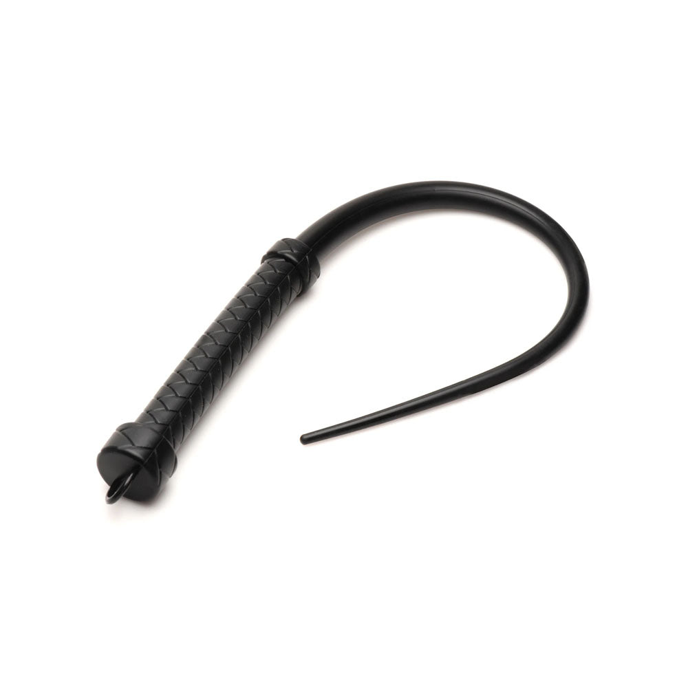 Master Series Viper Tail Black Black Silicone Whip
