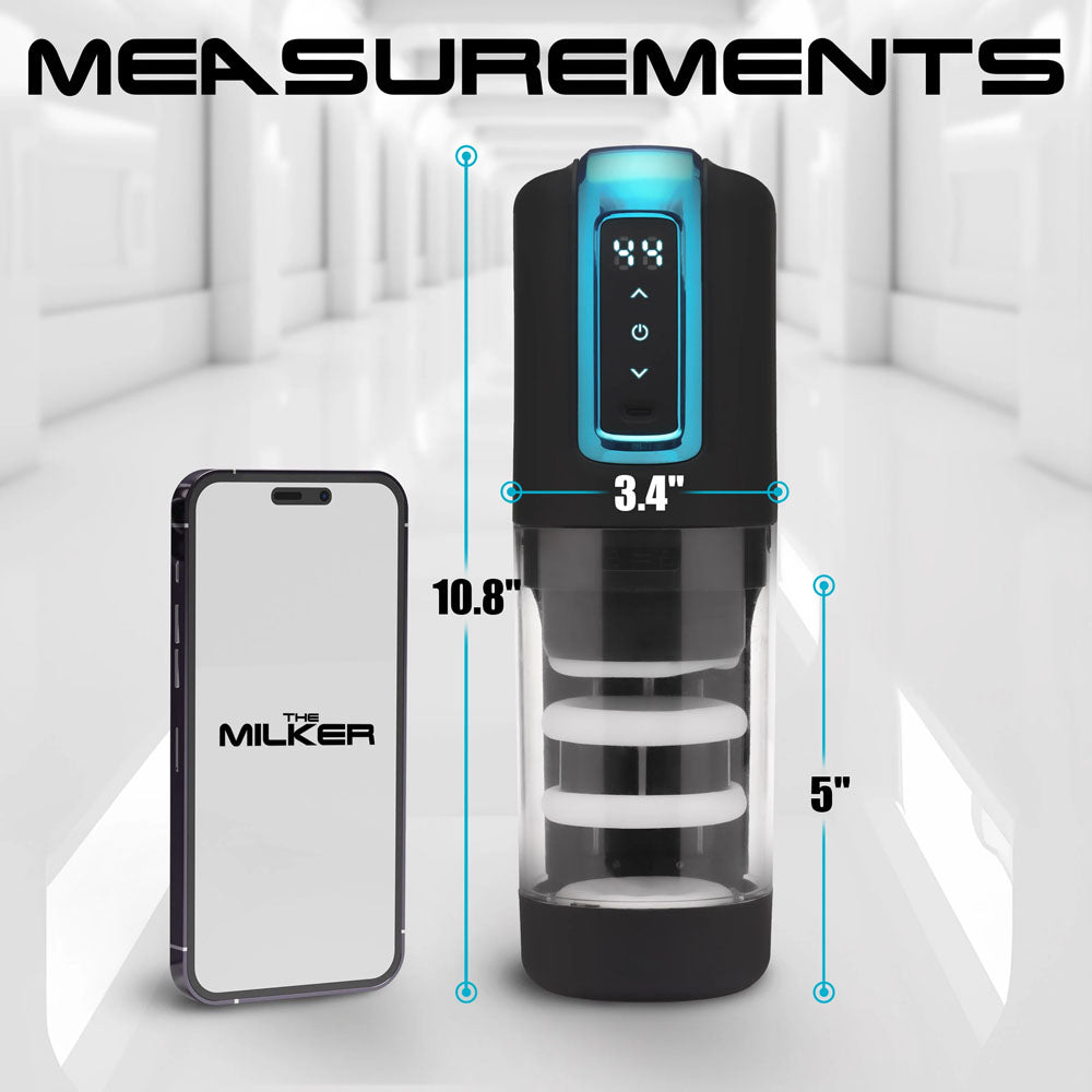 Love Botz The Milker Roto Stroke Usb Rechargeable Thrusting & Rotating Male Masturbator
