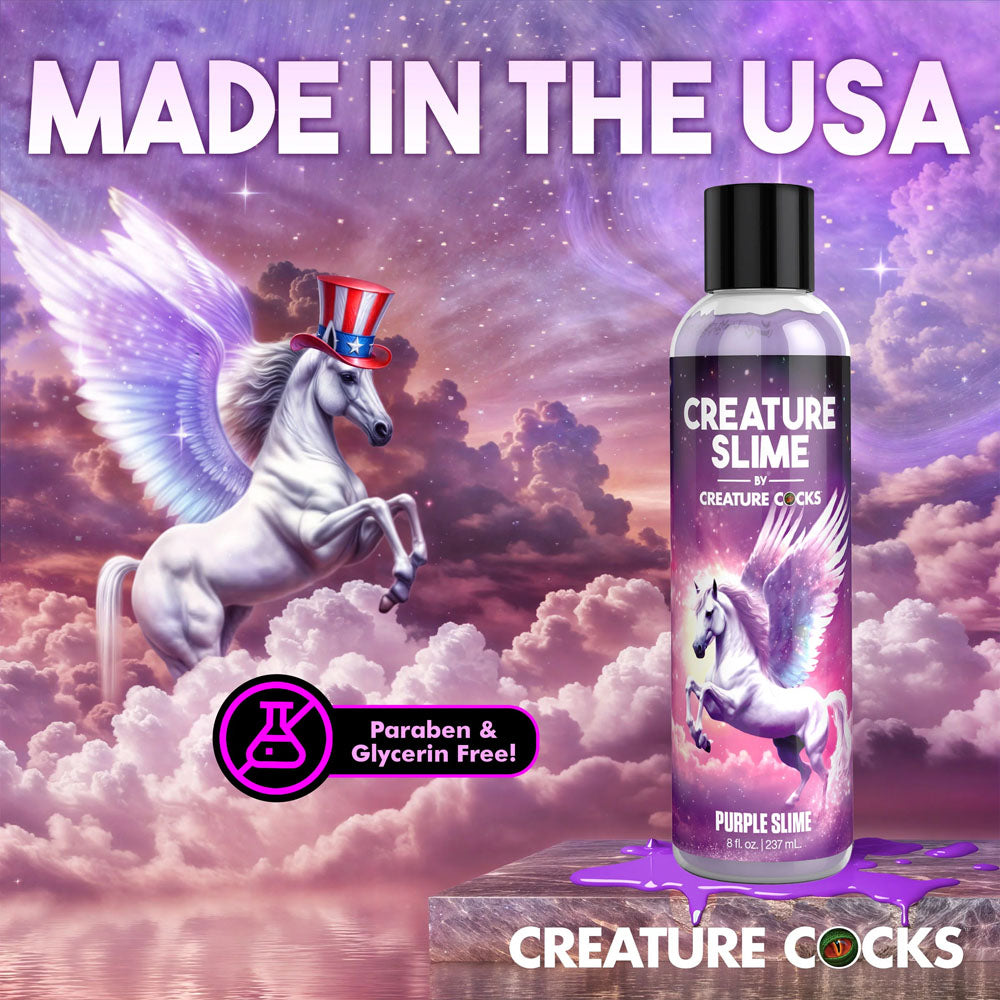 Creature Slime By Creature Cocks Purple Slime Purple Water Based Lubricant 237 Ml Bottle