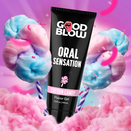 Good Blow Oral Sensation Gel Cotton Candy Cotton Candy Flavoured Oral Sex Gel 44 Ml Tube