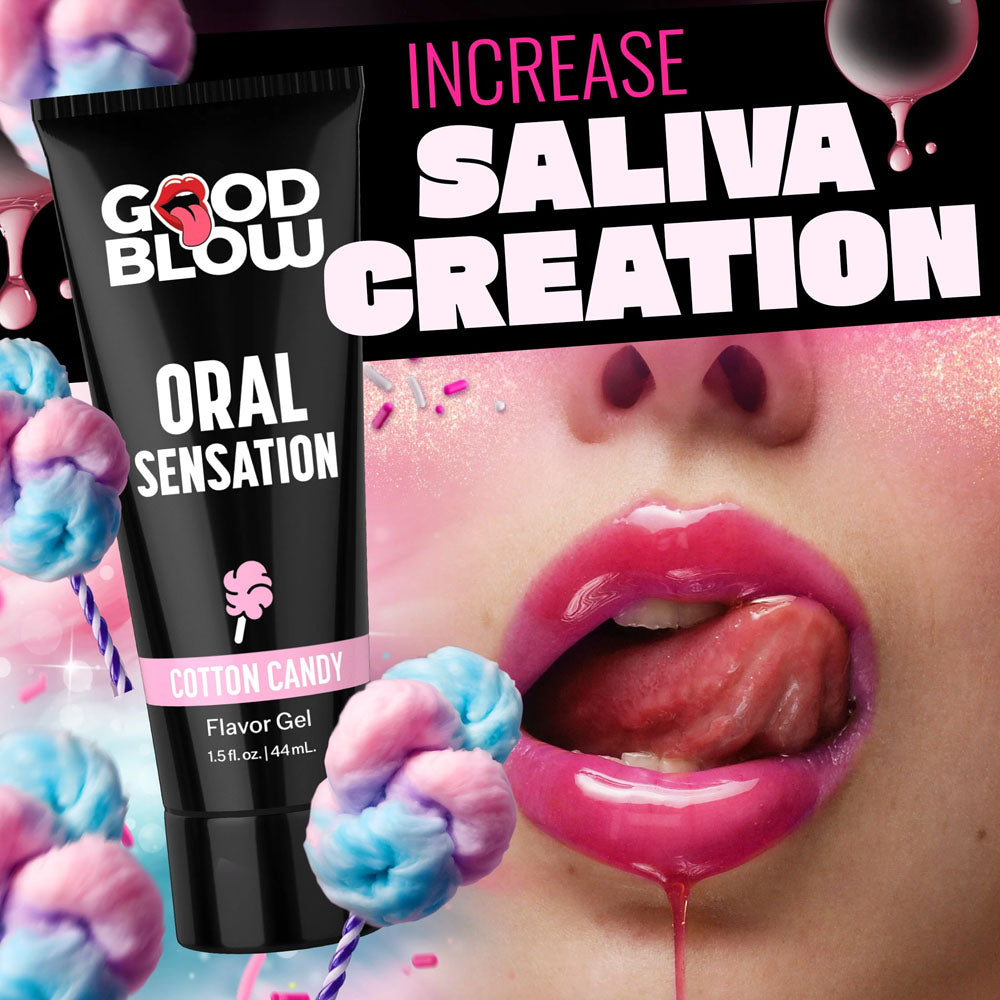 Good Blow Oral Sensation Gel Cotton Candy Cotton Candy Flavoured Oral Sex Gel 44 Ml Tube