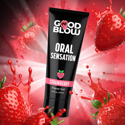 Good Blow Oral Sensation Gel Strawberry Strawberry Flavoured Oral Sex Gel 44 Ml Tube