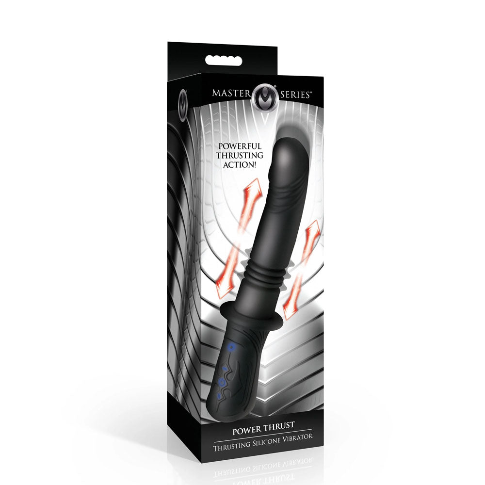 Master Series Power Thrust Black 26.4 Cm Usb Rechargeable Thrusting Vibrator