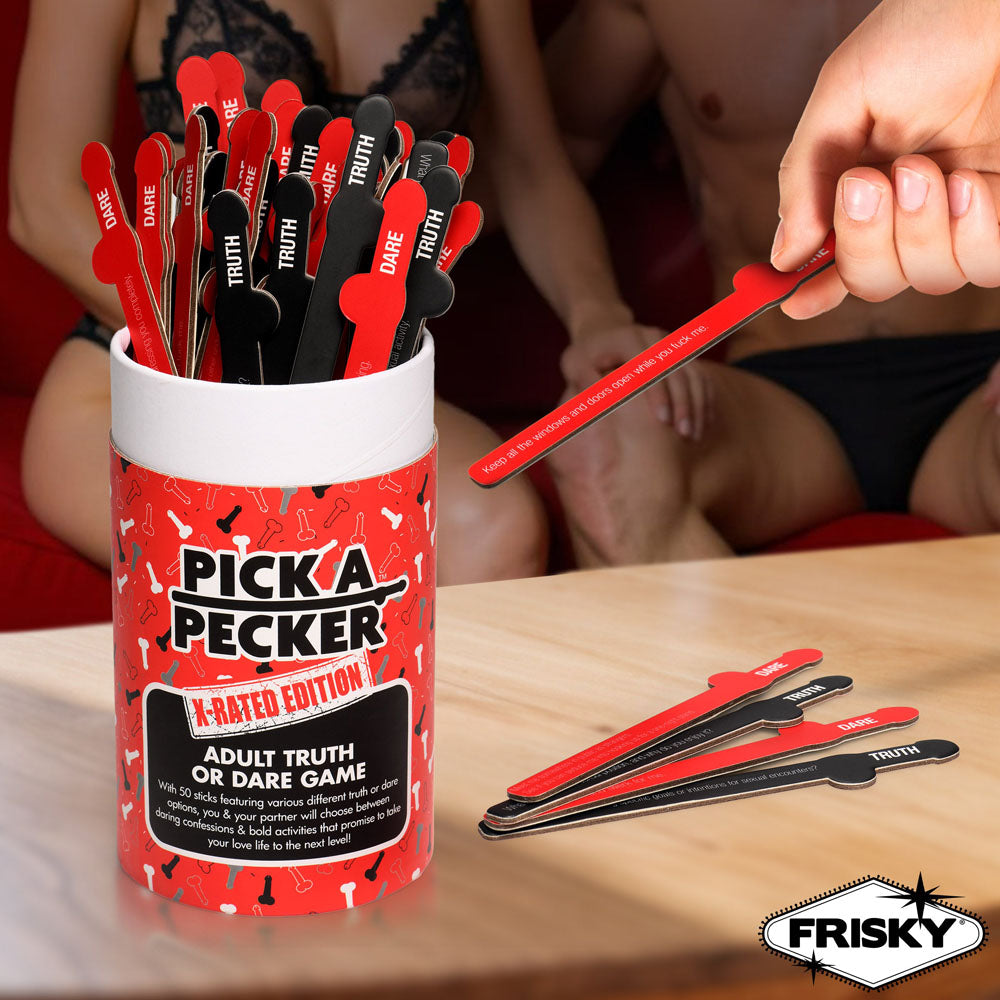 Frisky Pick A Pecker X Rated Edition Adult Truth Or Dare Game