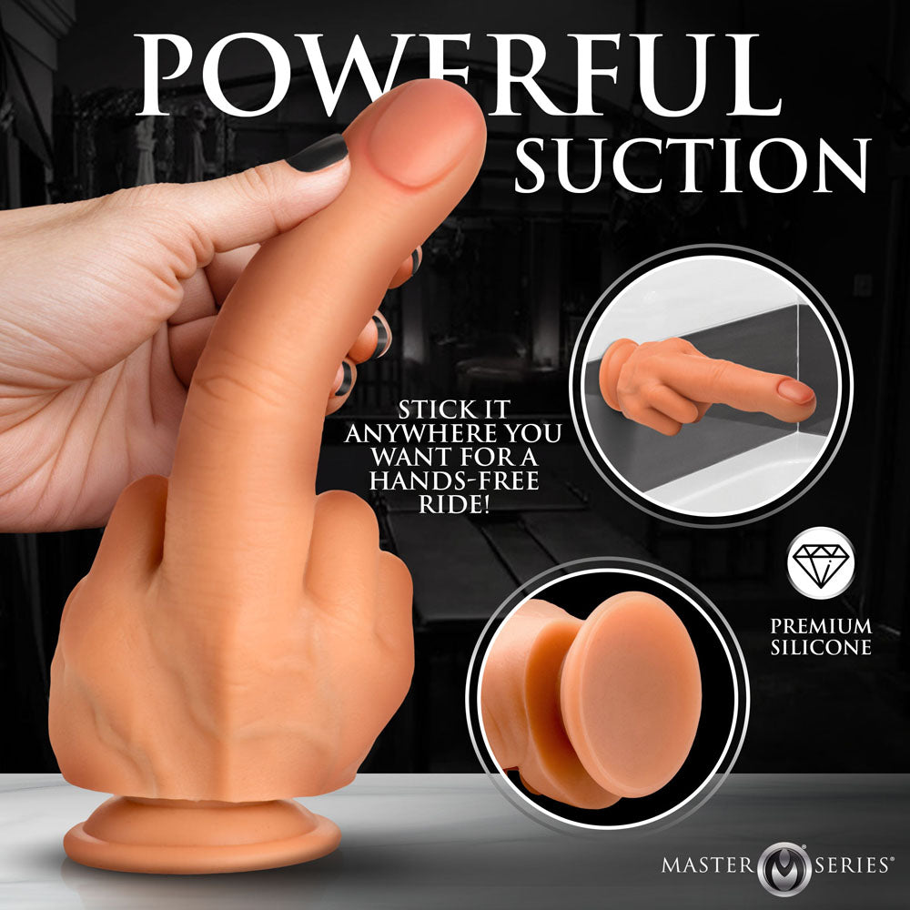 Master Series The Finger Flesh 21.3 Cm Giant Finger Dildo