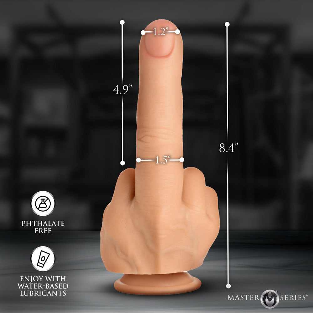 Master Series The Finger Flesh 21.3 Cm Giant Finger Dildo