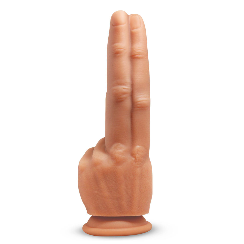 Master Series The Pleaser Flesh 23.6 Cm Double Finger Dildo
